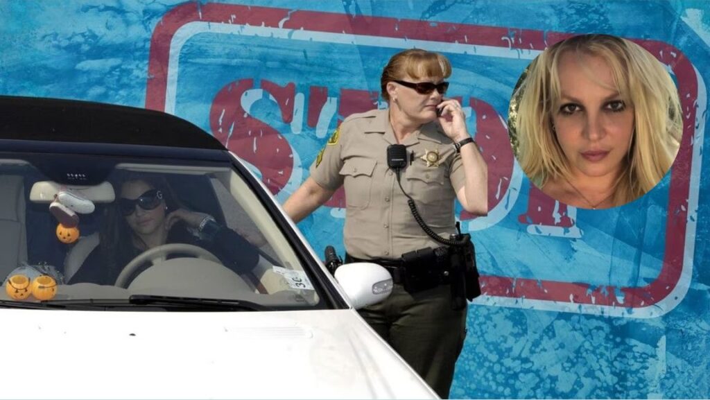 Britney Spears bloccata dagli agenti guida senza patente e senza assicurazione, maxi multa da 1140 dollari