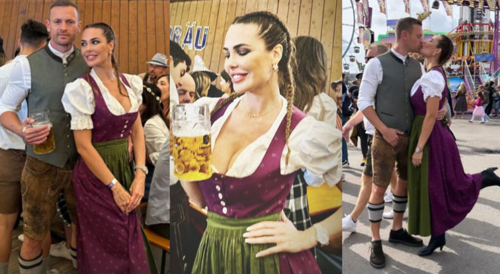 Ilary Blasi insieme a Bastian Muller all'Oktoberfest 2023