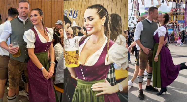 Ilary Blasi insieme a Bastian Muller all'Oktoberfest 2023